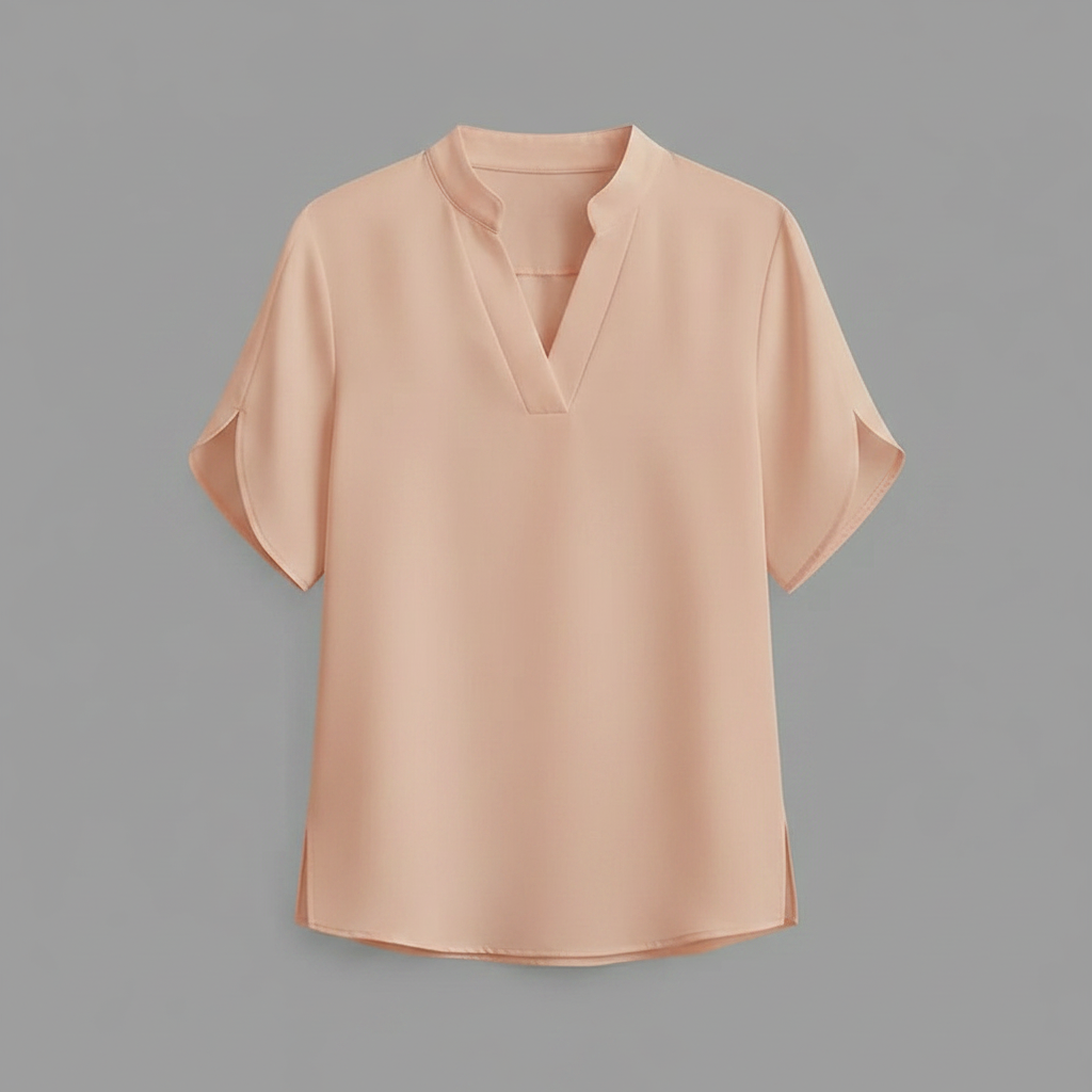 Blusa Donna Elegante Scollo a V Fluida | Camicetta Donna
