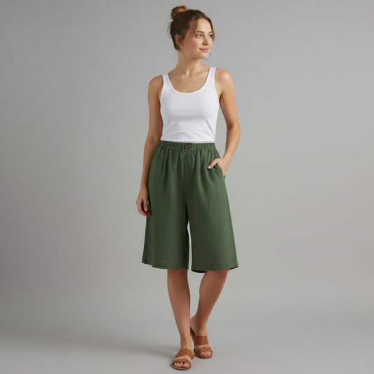 Bermuda Donna Al Ginocchio Rilassati | Bermuda Jeans Donna