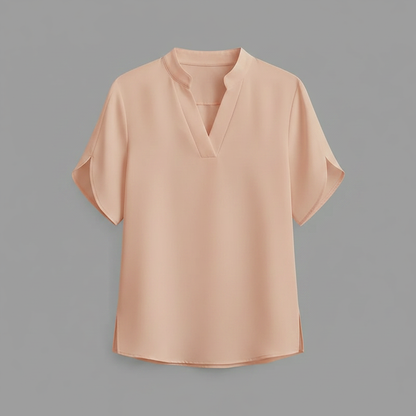 Blusa Donna Elegante Scollo a V Fluida | Camicetta Donna