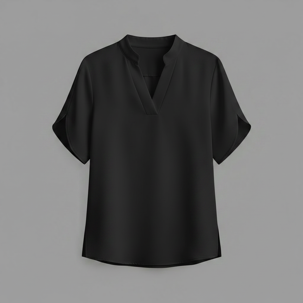 Blusa Donna Elegante Scollo a V Fluida | Camicetta Donna