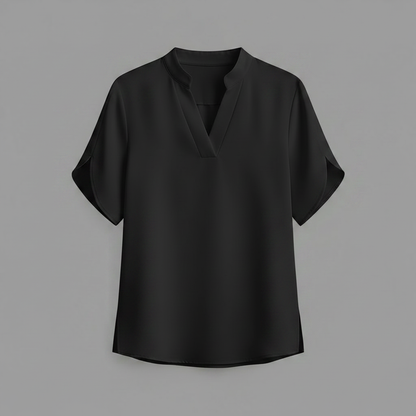 Blusa Donna Elegante Scollo a V Fluida | Camicetta Donna