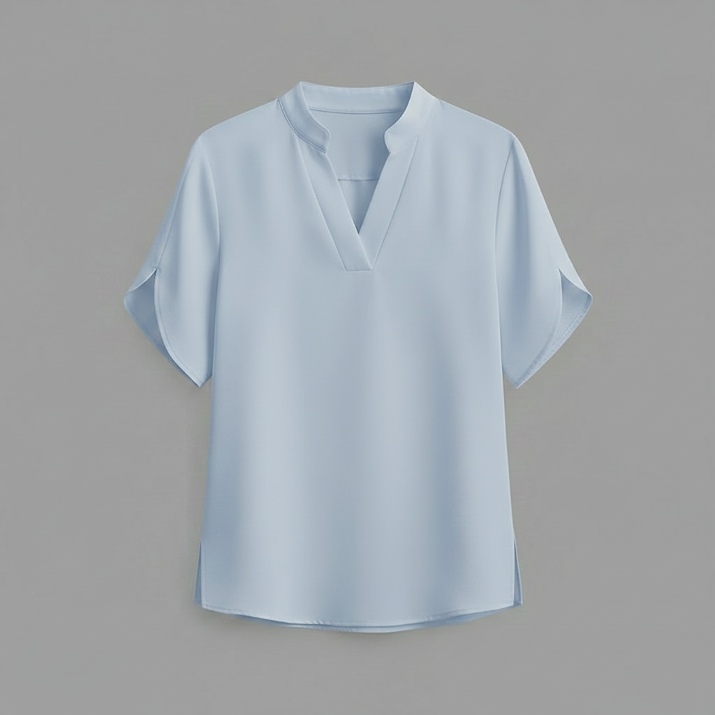 Blusa Donna Elegante Scollo a V Fluida | Camicetta Donna