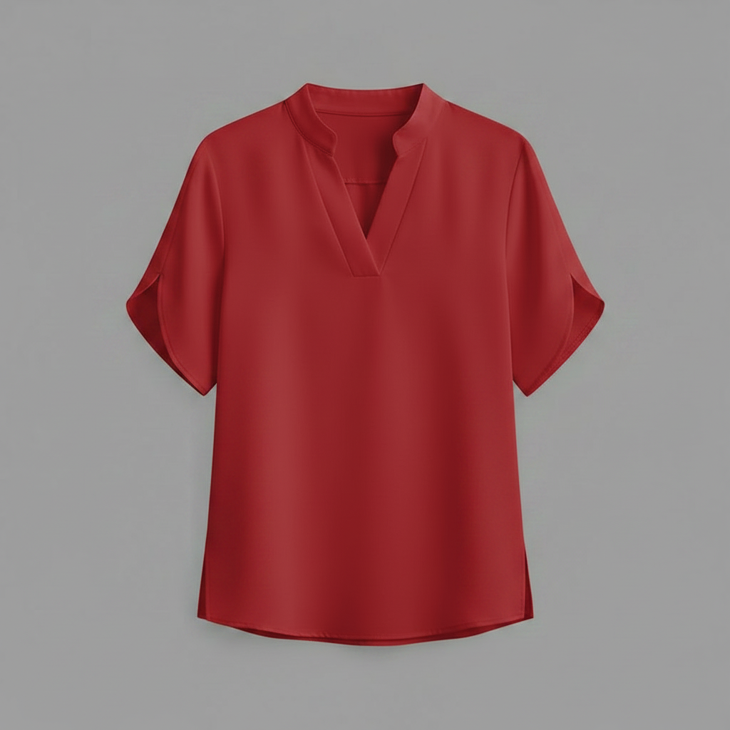 Blusa Donna Elegante Scollo a V Fluida | Camicetta Donna