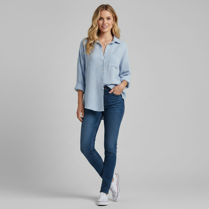 Camicetta Donna Oversize in Mussola | Moda Primavera Estate