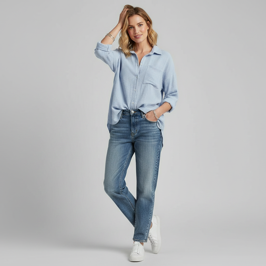 Camicetta Donna Oversize in Mussola | Moda Primavera Estate