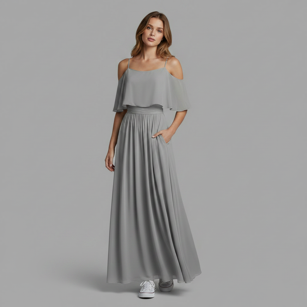 Completo Estivo Donna | Top Spalle Scoperte e Pantaloni Palazzo