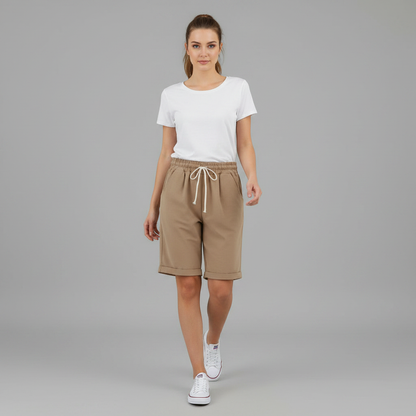 Pantaloncini Estivi Donna | Vita Elastica e Taglio Ampio