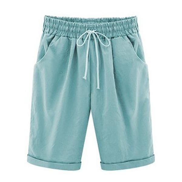 Pantaloncini Estivi Donna | Vita Elastica e Taglio Ampio 0