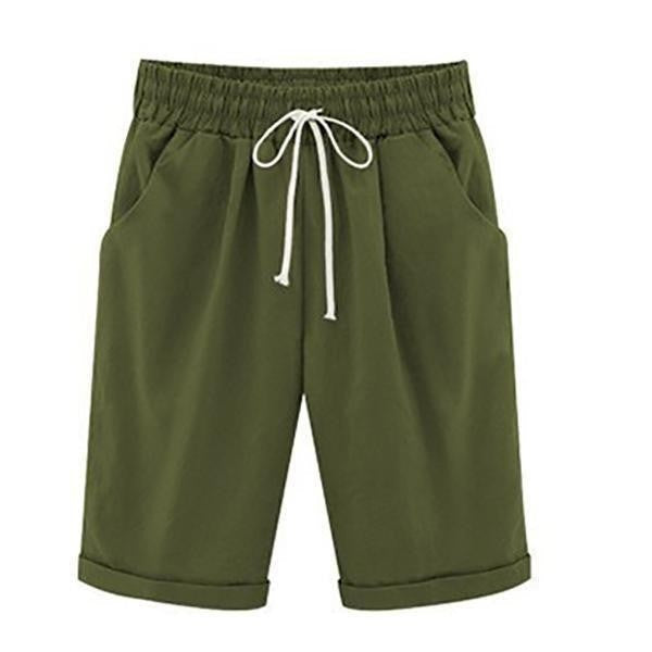 Pantaloncini Estivi Donna | Vita Elastica e Taglio Ampio 3