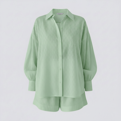 Set Due Pezzi Donna | Camicetta e Gonna Ampia Casual