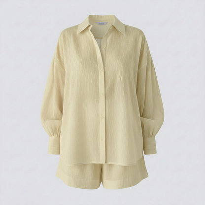 Set Due Pezzi Donna | Camicetta e Gonna Ampia Casual