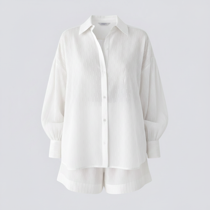 Set Due Pezzi Donna | Camicetta e Gonna Ampia Casual
