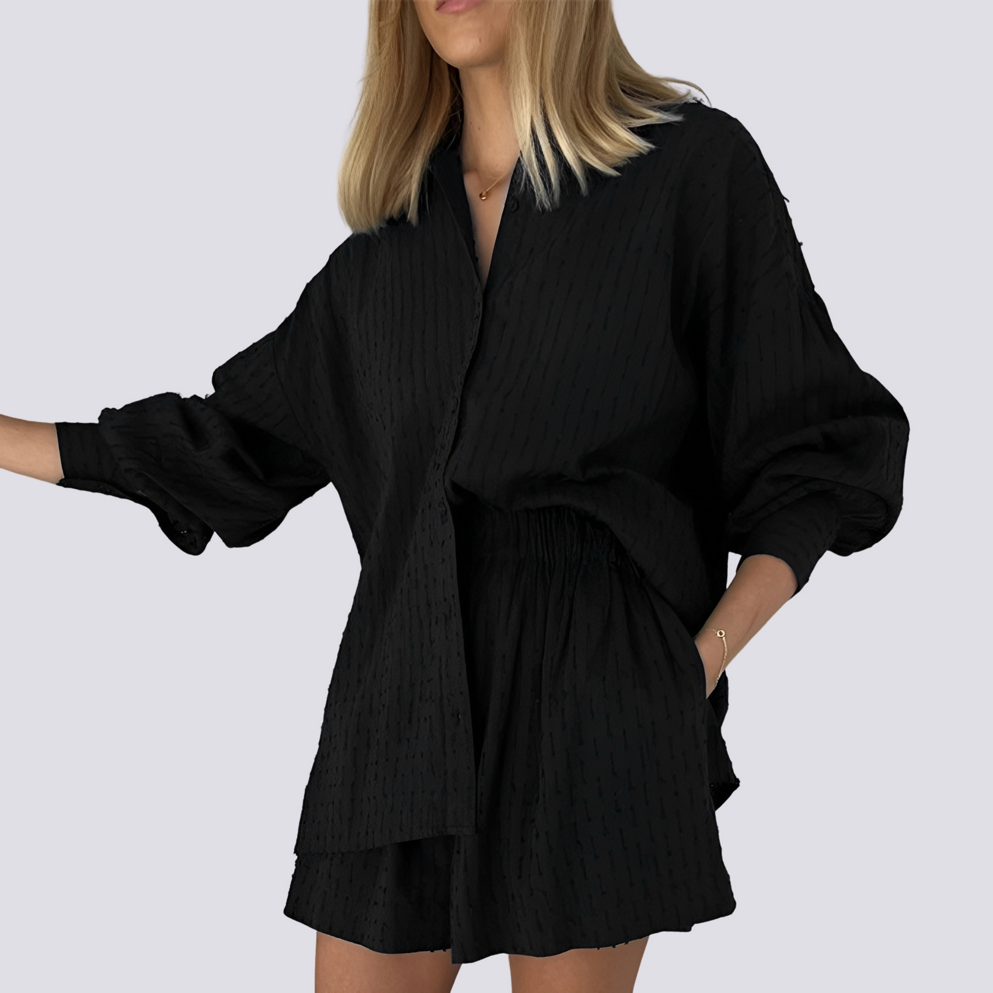 Set Due Pezzi Donna | Camicetta e Gonna Ampia Casual 2