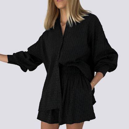Set Due Pezzi Donna | Camicetta e Gonna Ampia Casual 2