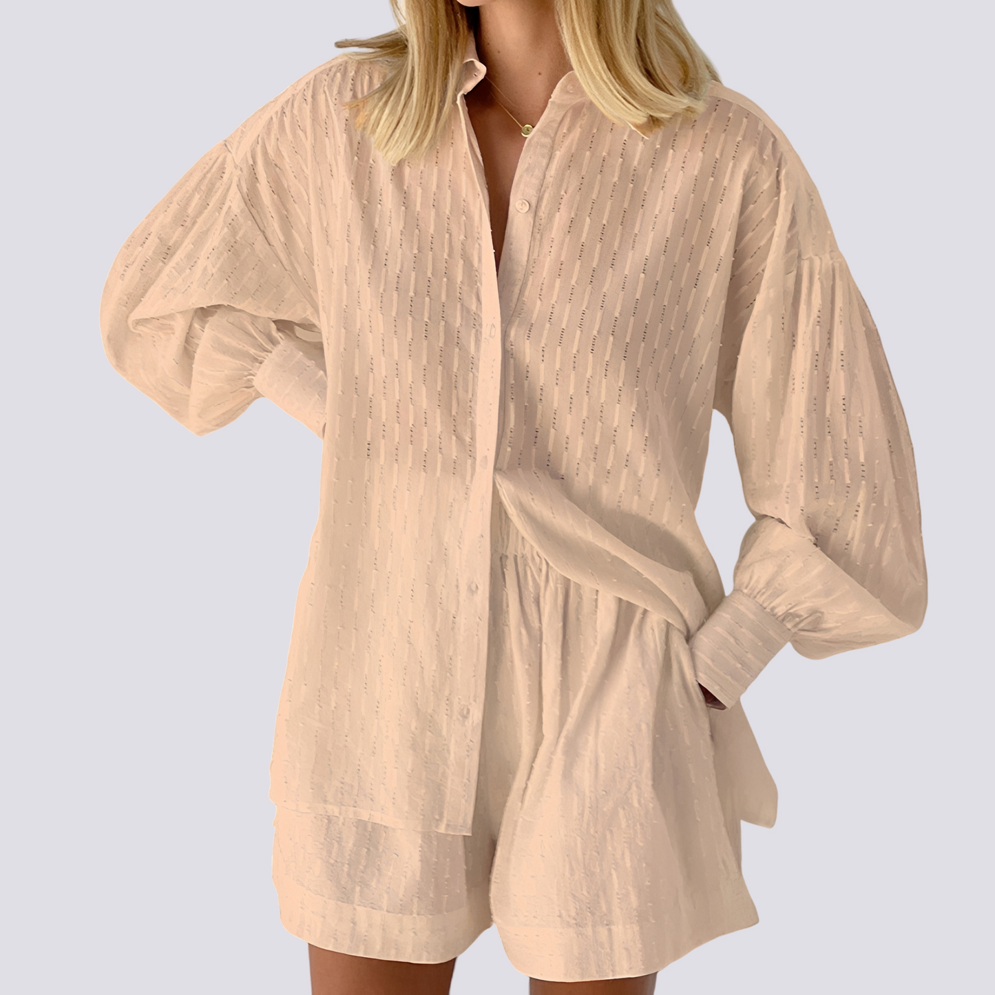 Set Due Pezzi Donna | Camicetta e Gonna Ampia Casual 3
