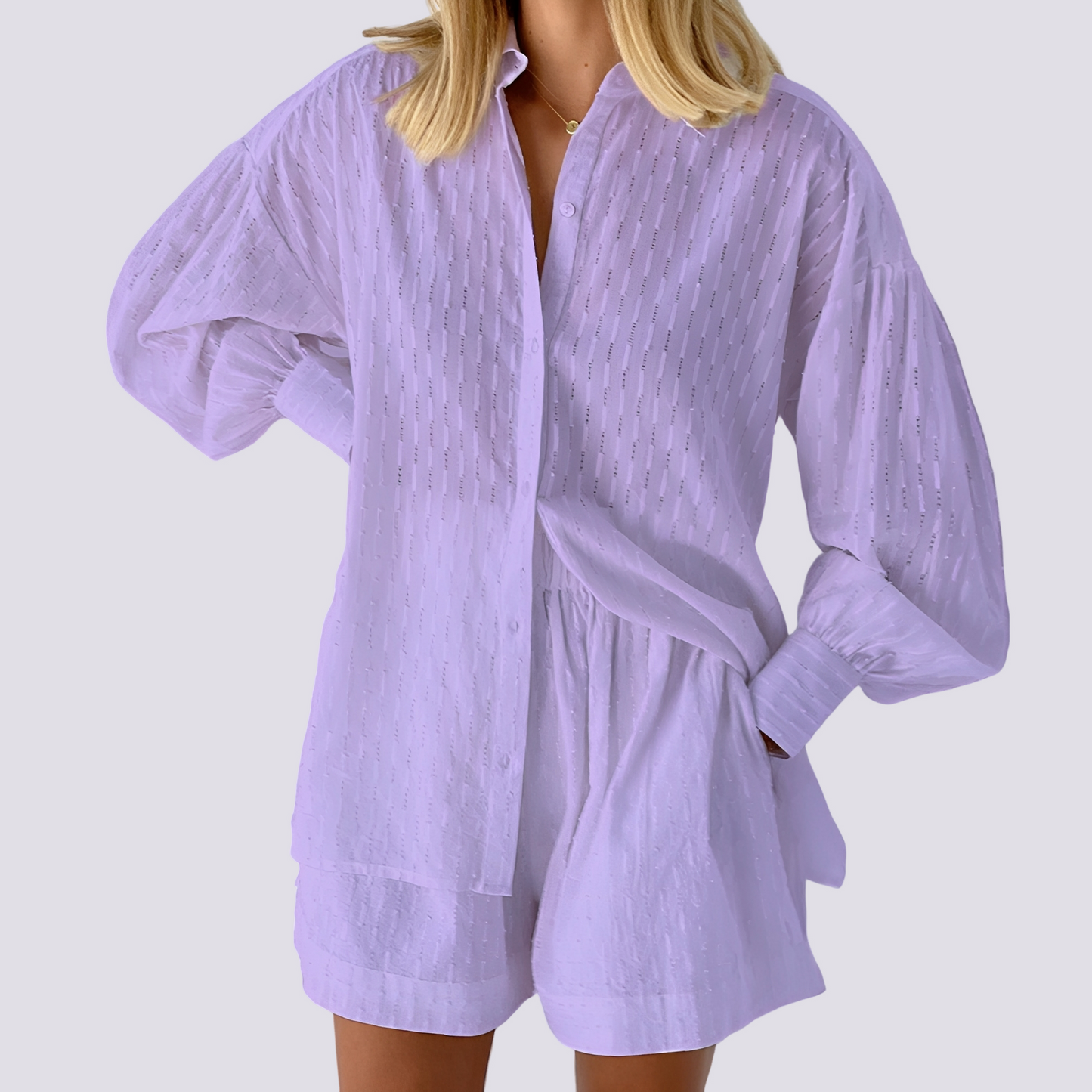 Set Due Pezzi Donna | Camicetta e Gonna Ampia Casual 4