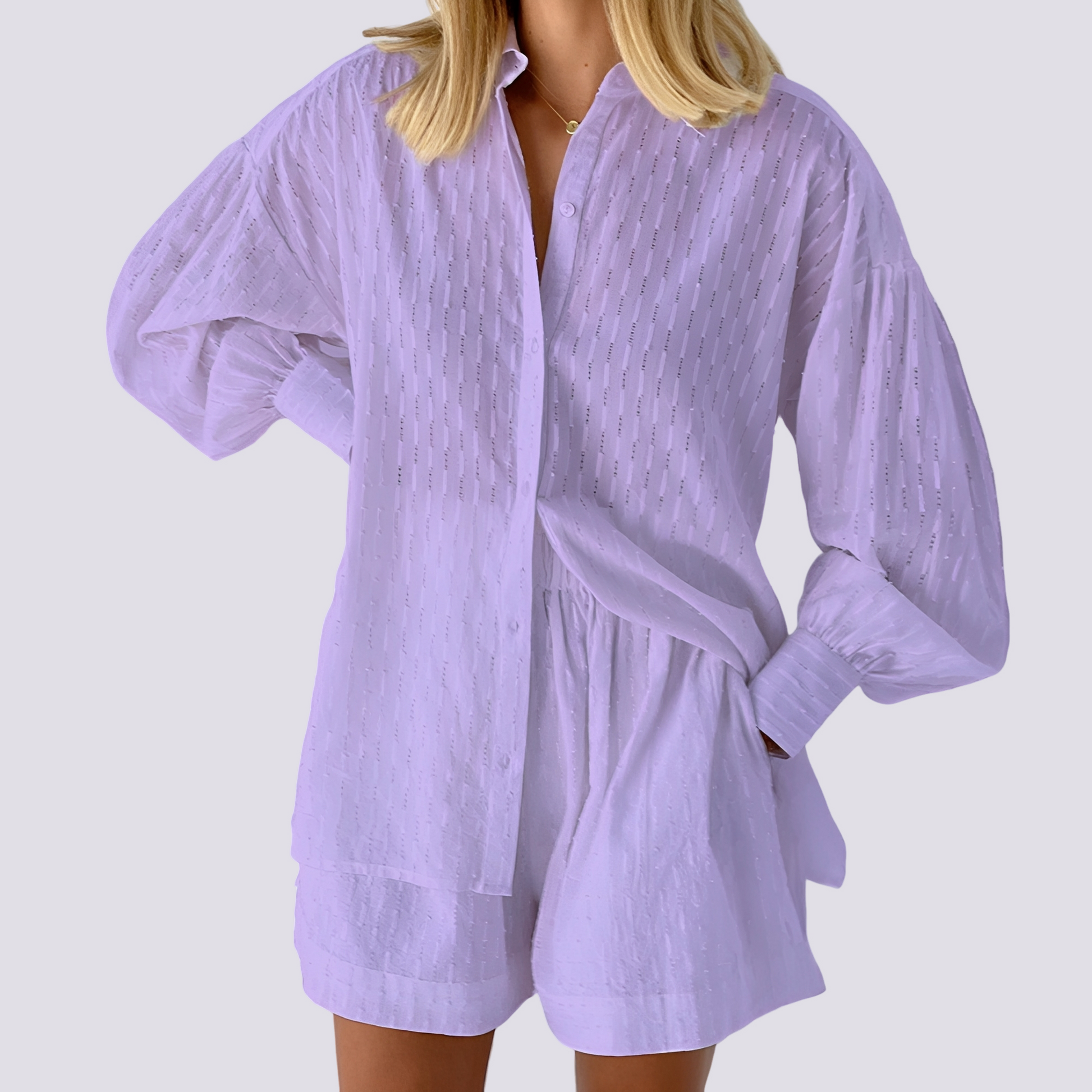 Set Due Pezzi Donna | Camicetta e Gonna Ampia Casual 4